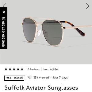 Madewell Suffolk Sunglasses